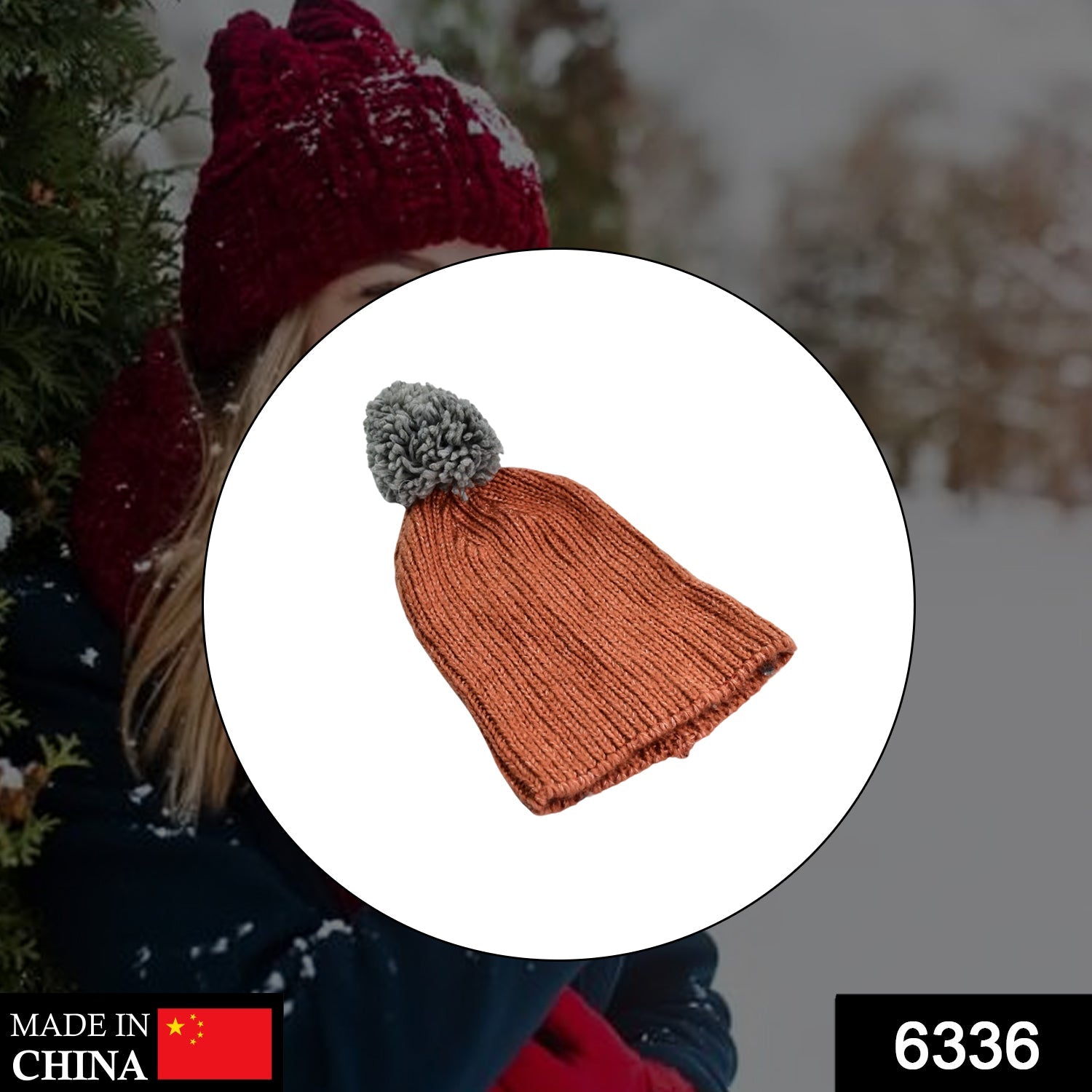 6336 Men's and Women's Skull Slouchy Winter Woolen Knitted Black Inside Fur Beanie Cap. DeoDap 6336 Men's and Women's Skull Slouchy Winter Woolen Knitted Black Inside Fur Beanie Cap. DeoDap